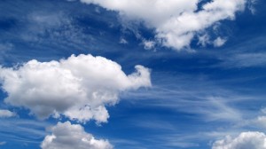 Fluffy Clouds 1024X576