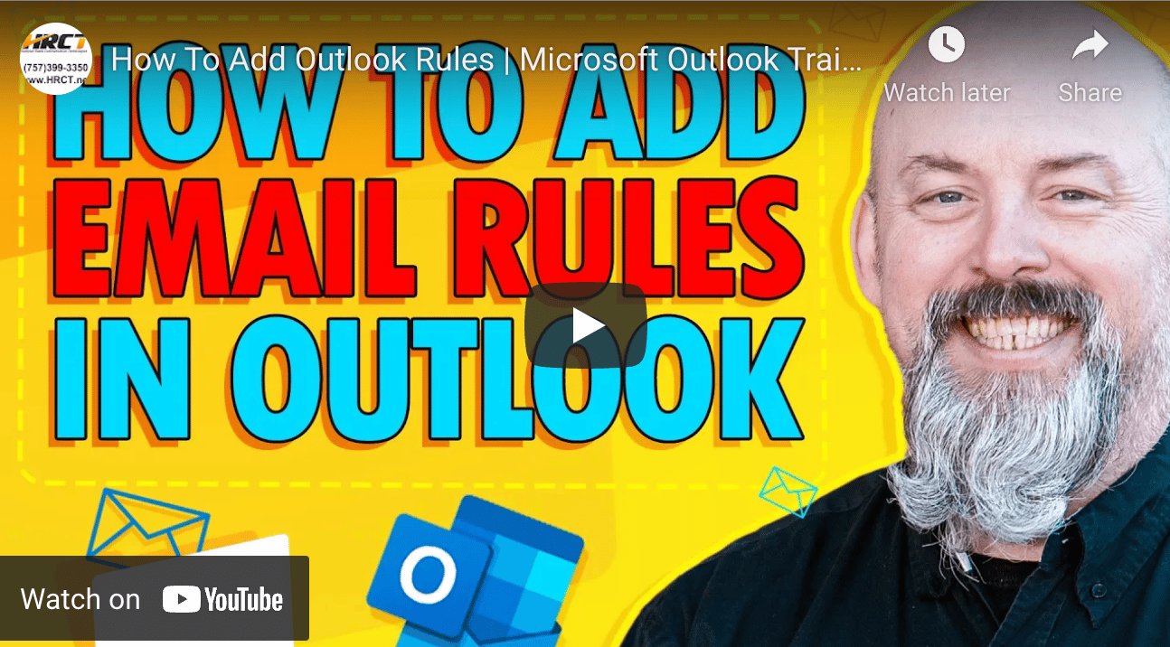 How To Set Up Microsoft Outlook Rules and Maximize Productivity